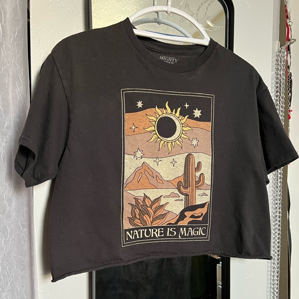 Mighty Fine Black Desert Sun Crop Tee Bundle and Save